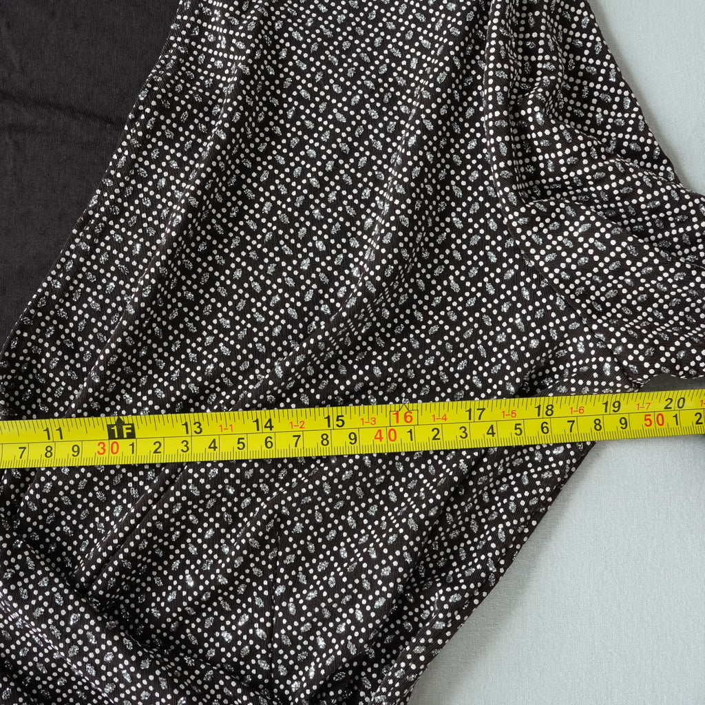 MSK Faux Wrap Long Sleeve Top | Y2K | Size Large