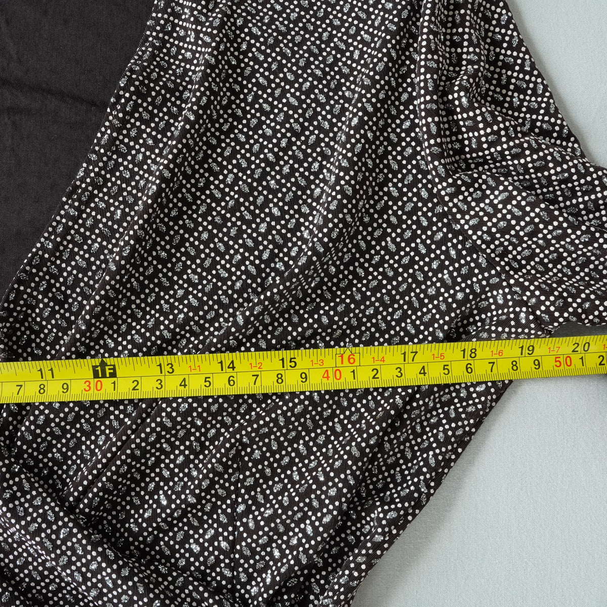 MSK Faux Wrap Long Sleeve Top | Y2K | Size Large