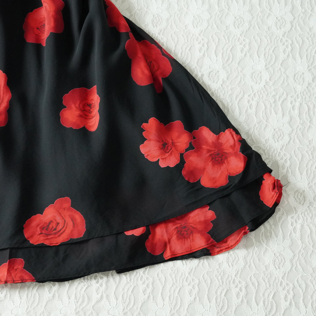 Jones New York Rose Print Midi Dress | Vintage | Size 14