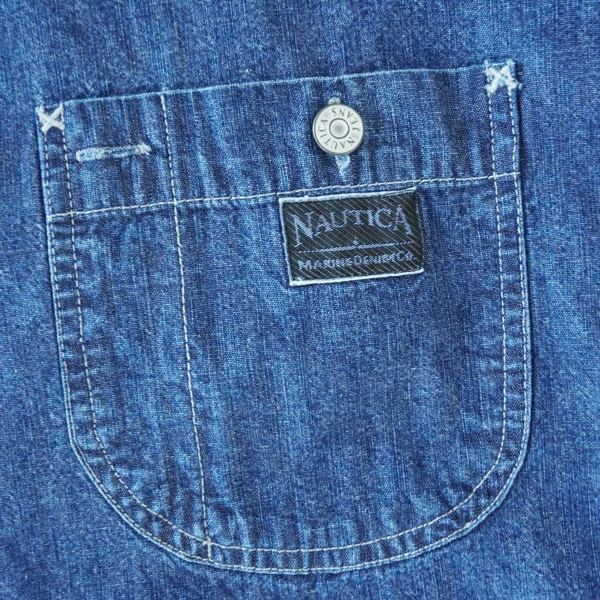 Nautica Marine Denim Co. Denim Sweatshirt | Vintage | XL