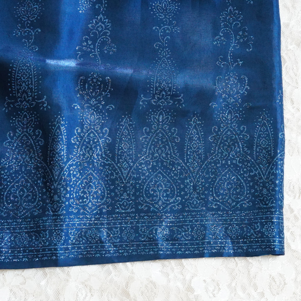 CDC Sapphire Blue Shimmer Sheath Dress | Size 6