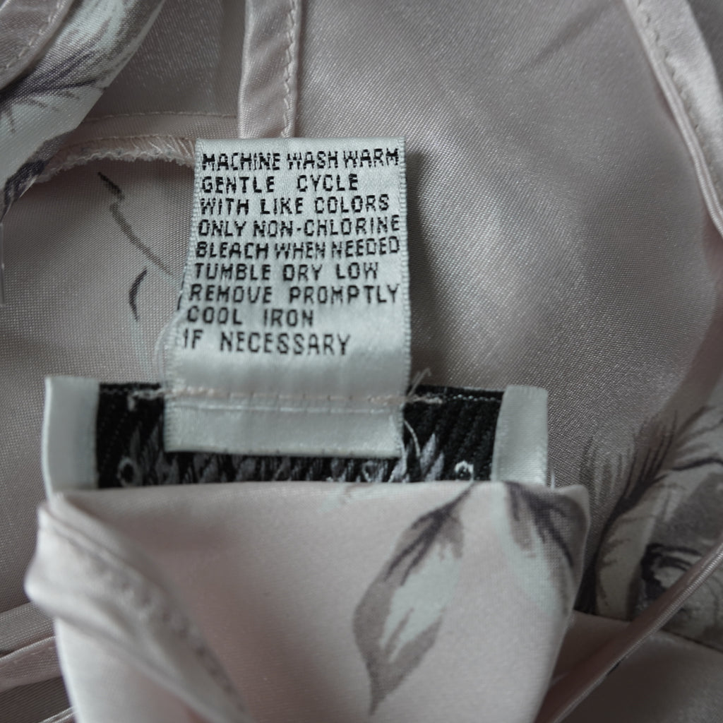 Morgan Taylor Intimates Satin Floral Slip Dress | Y2K | Size M