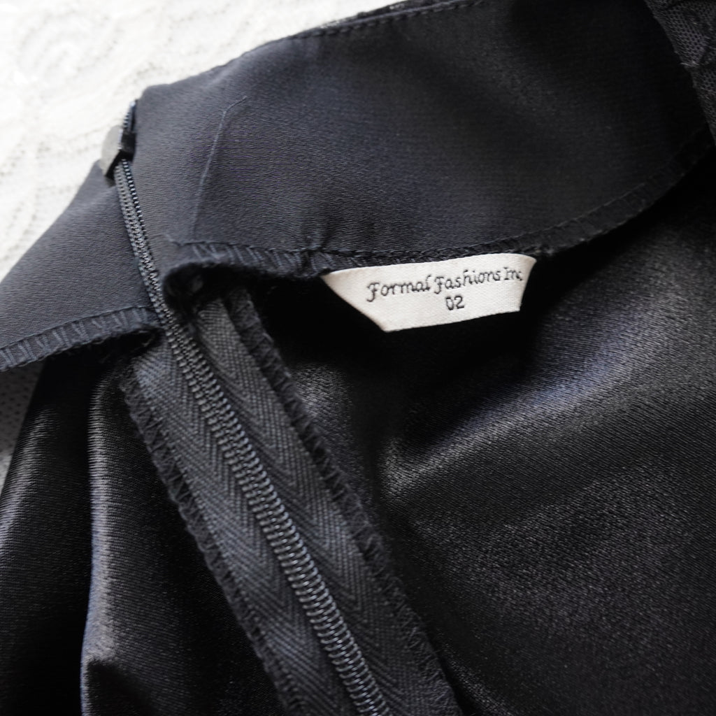 Formal Fashions Inc. Black Evening Gown | Vintage | Size 2