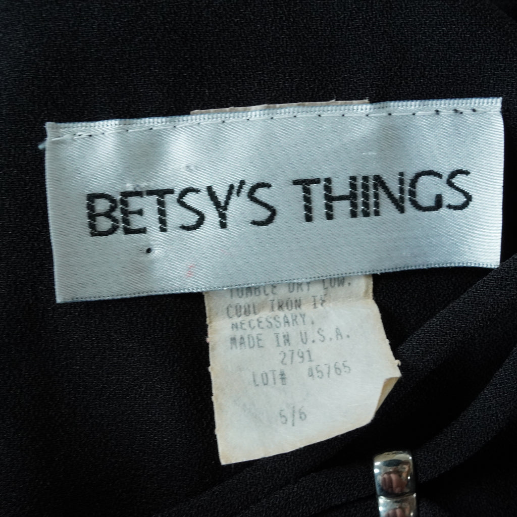 Betsy's Things Cage Neck Maxi Dress | Vintage | Size 5/6