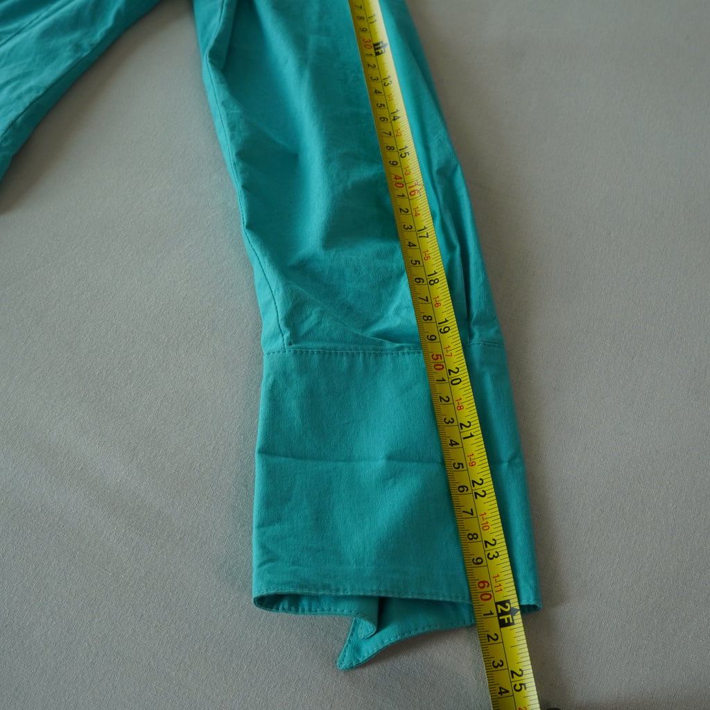 Bebe Y2K Turquoise Jewel Snap Fitted Button-Up Shirt | Small | Made in USA