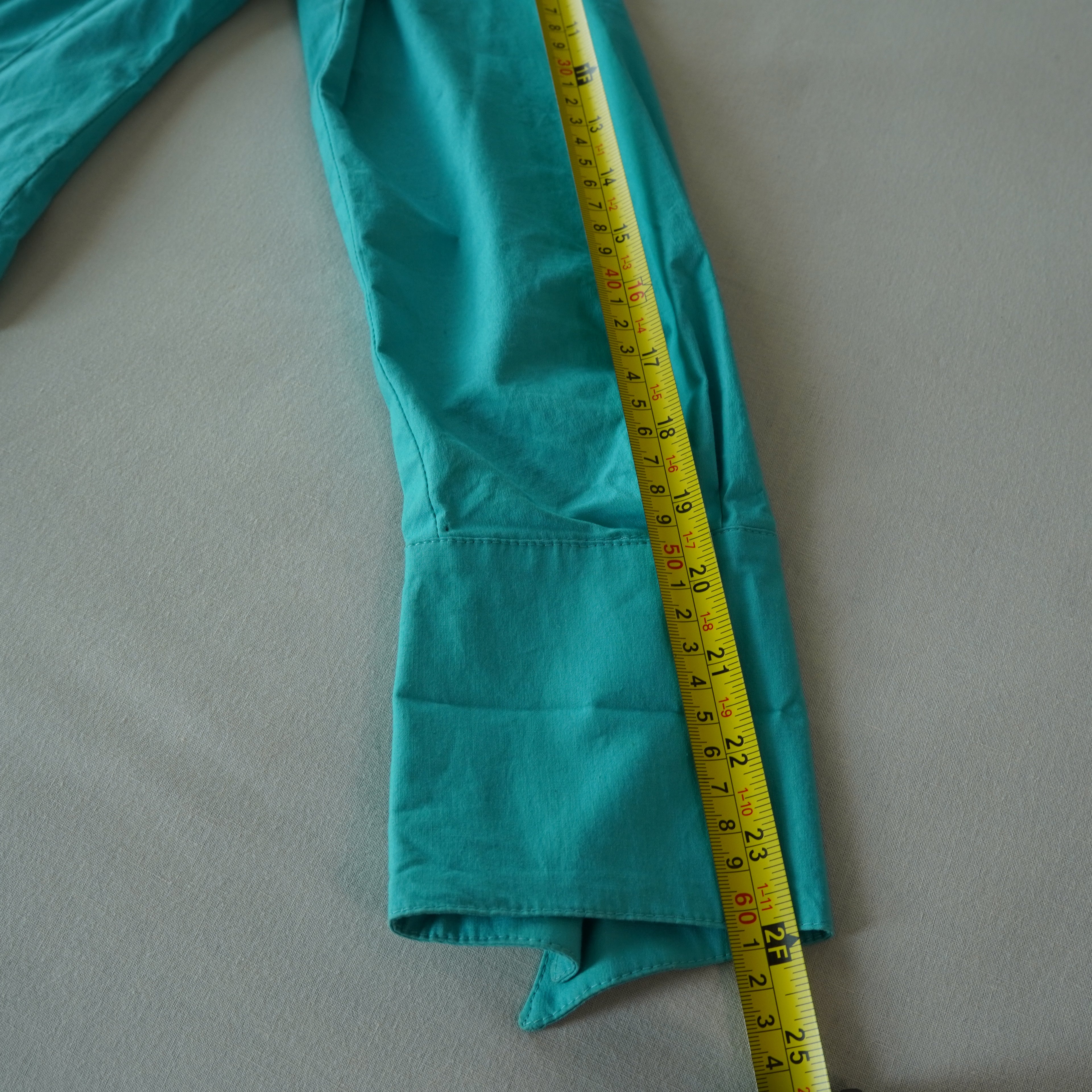 Bebe Y2K Turquoise Jewel Snap Fitted Button-Up Shirt | Small | Made in USA