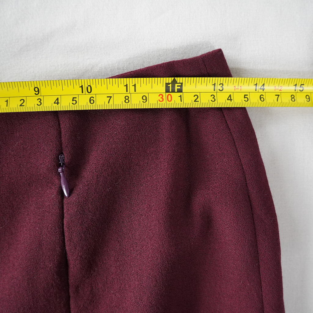 Braemar Petites Pure Wool A-Line Midi Skirtn | Vintage |  Size 4