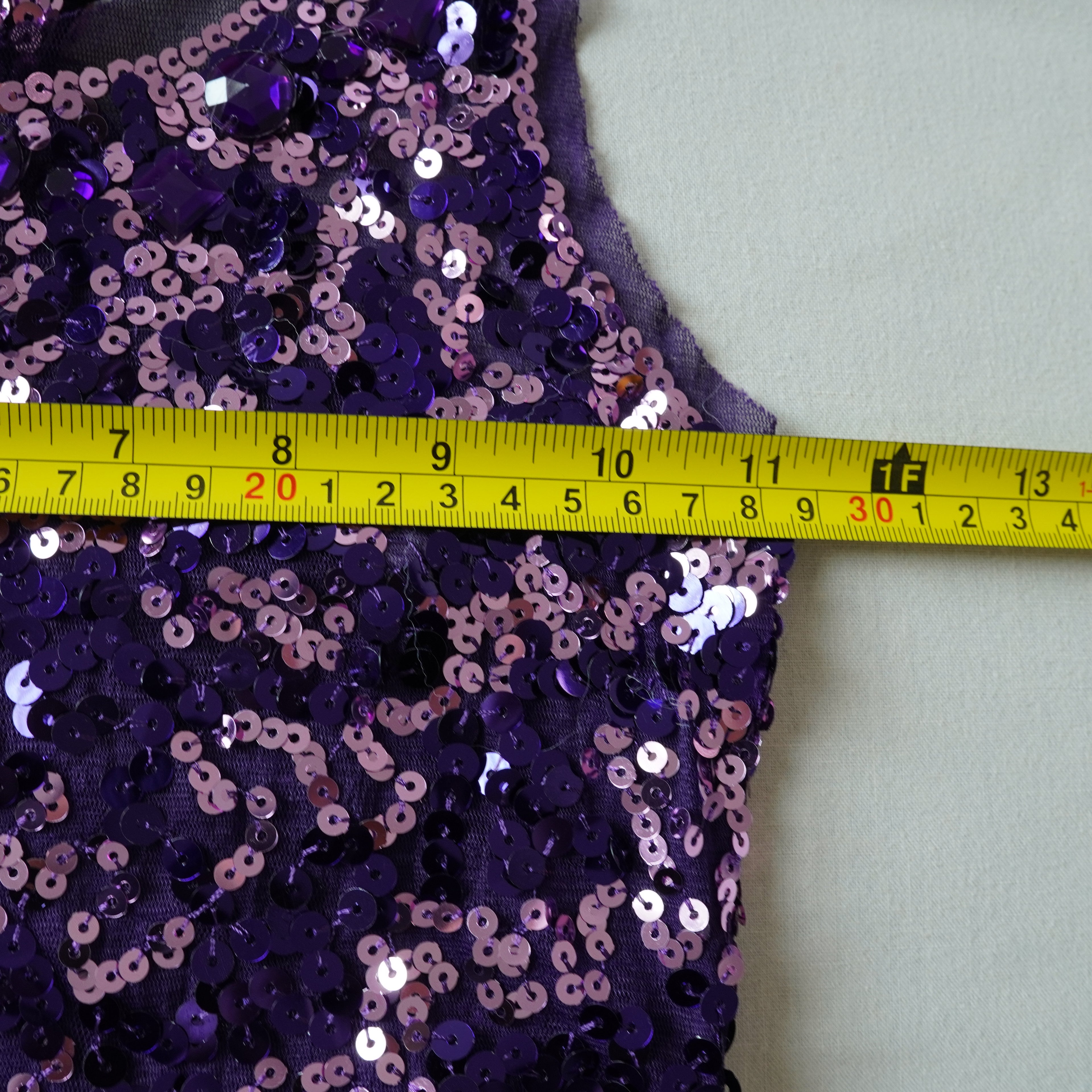 Lipstick Sleeveless Sequin Cami | Y2K | Size S