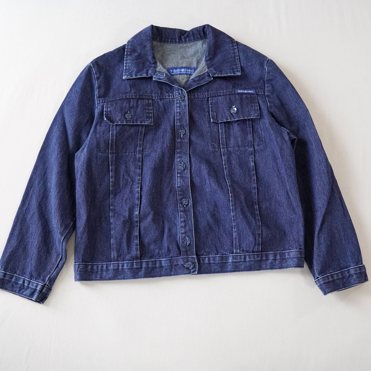 Simon Chang Denim Jacket | Vintage | Size 10