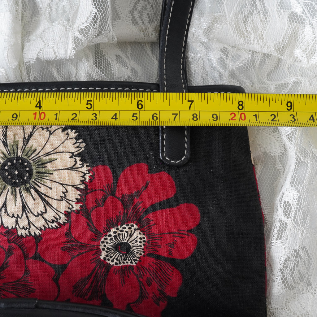 Liz Claiborne Floral Beaded Shoulder Bag