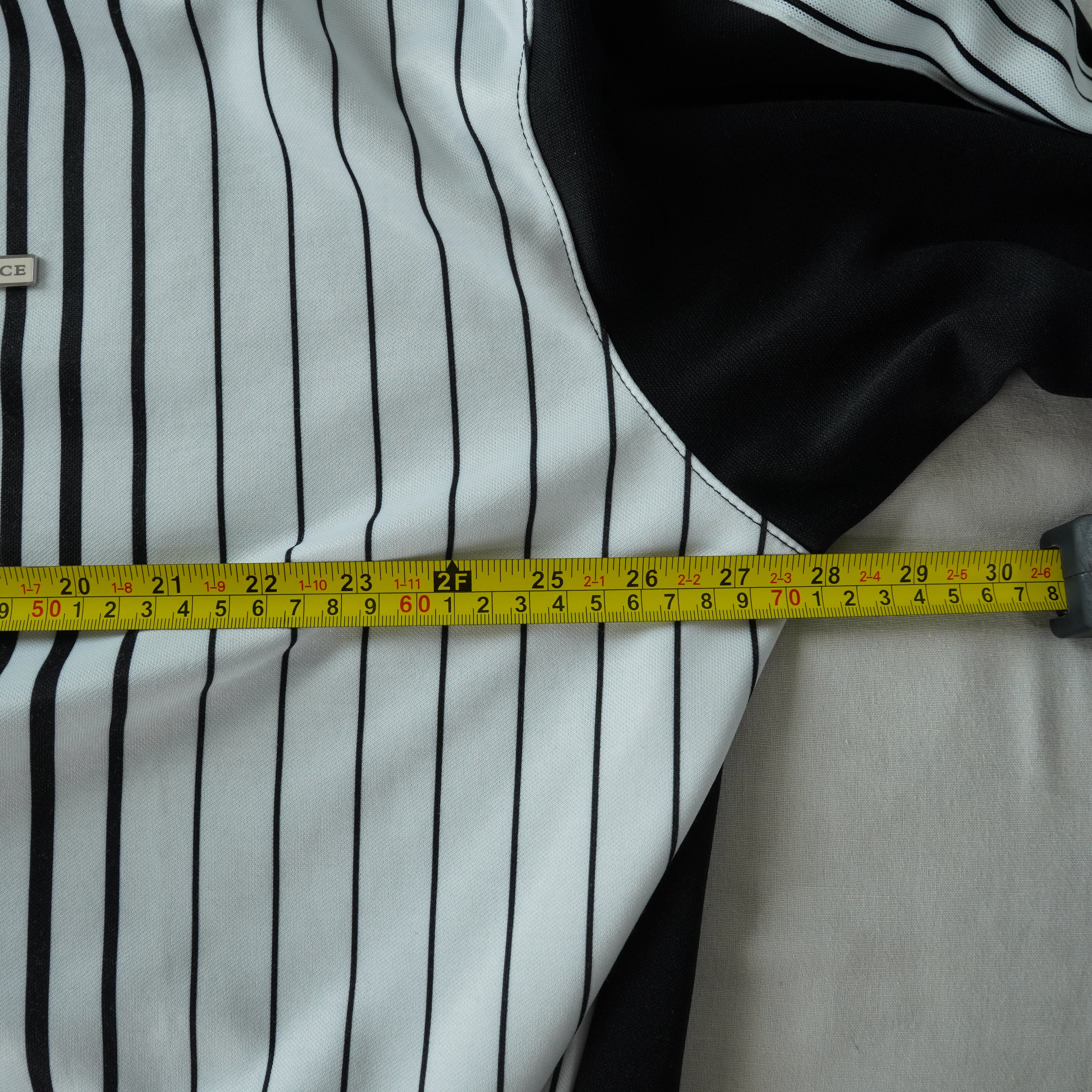 Enyce Black & White Pinstripe Track Jacket XXL Hip Hop Streetwear Y2K