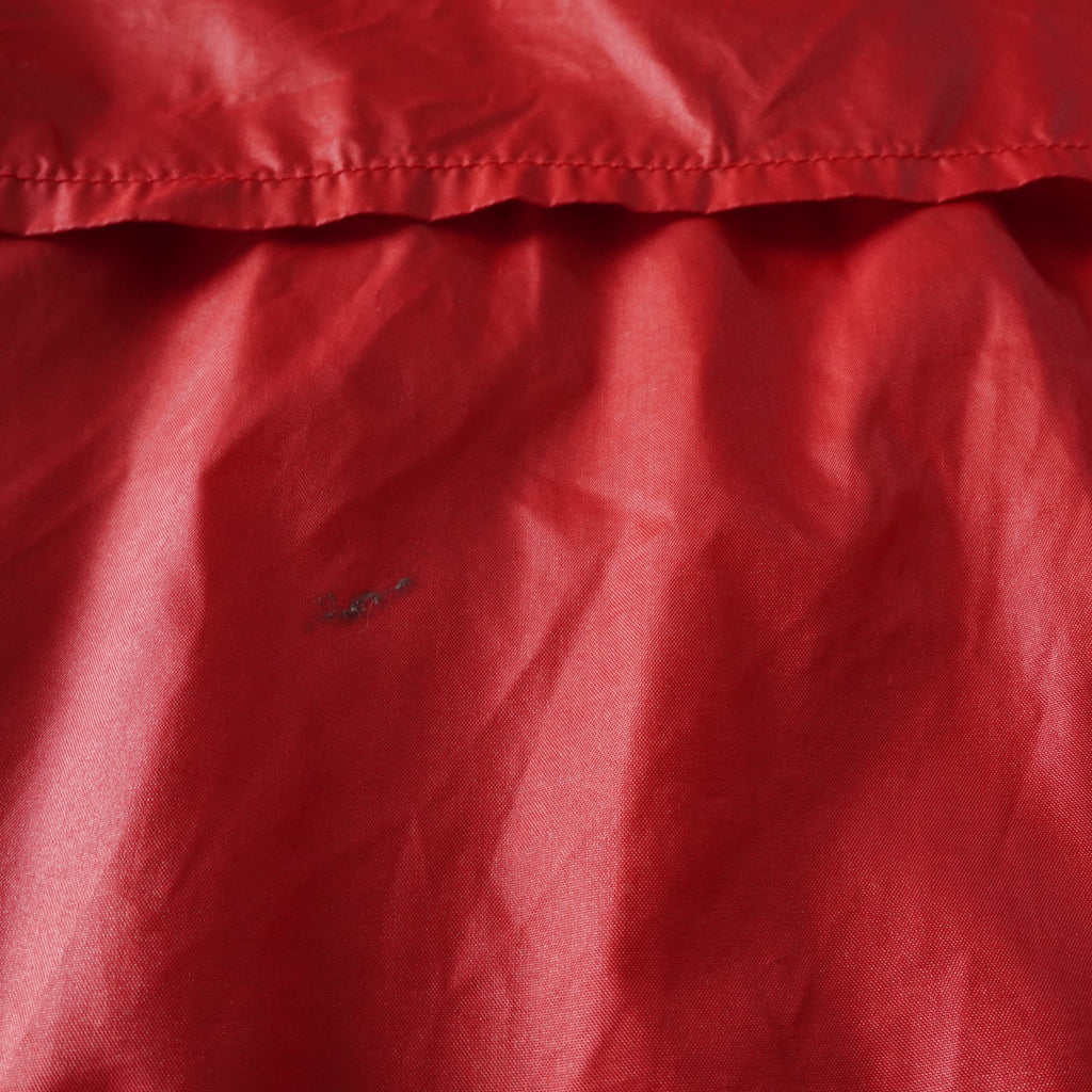 Russell Athletic Red Nylon Wind Pullover Made in Korea | Large