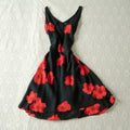 Jones New York Rose Print Midi Dress | Vintage | Size 14
