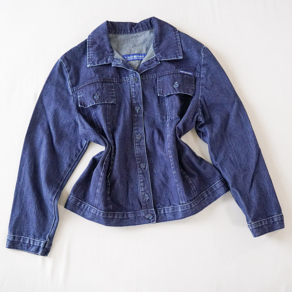 Simon Chang Denim Jacket | Vintage | Size 10