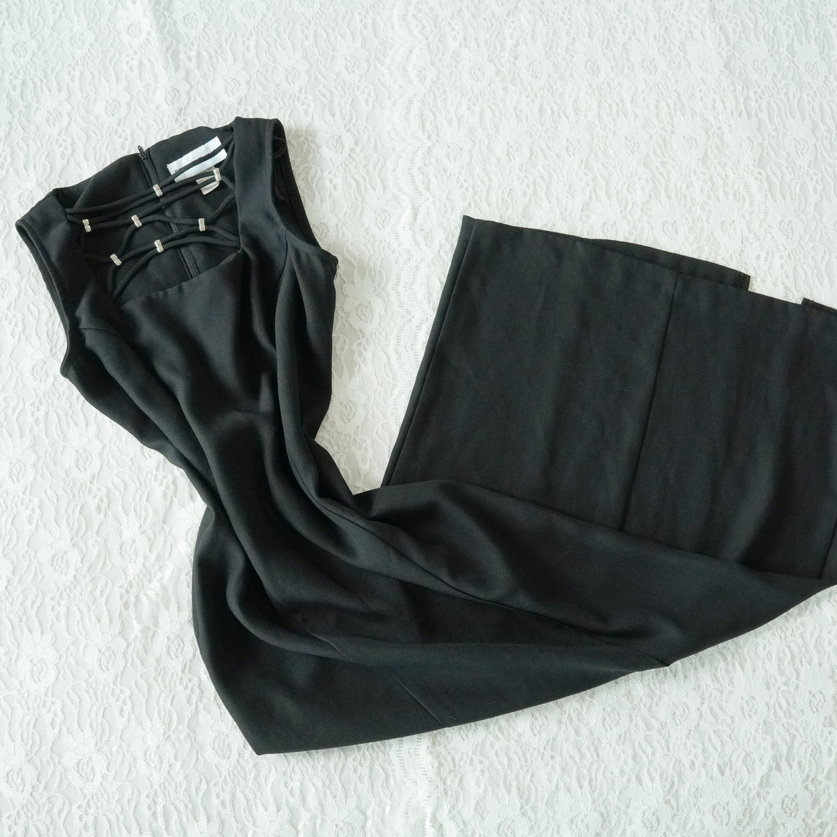 Betsy's Things Cage Neck Maxi Dress | Vintage | Size 5/6