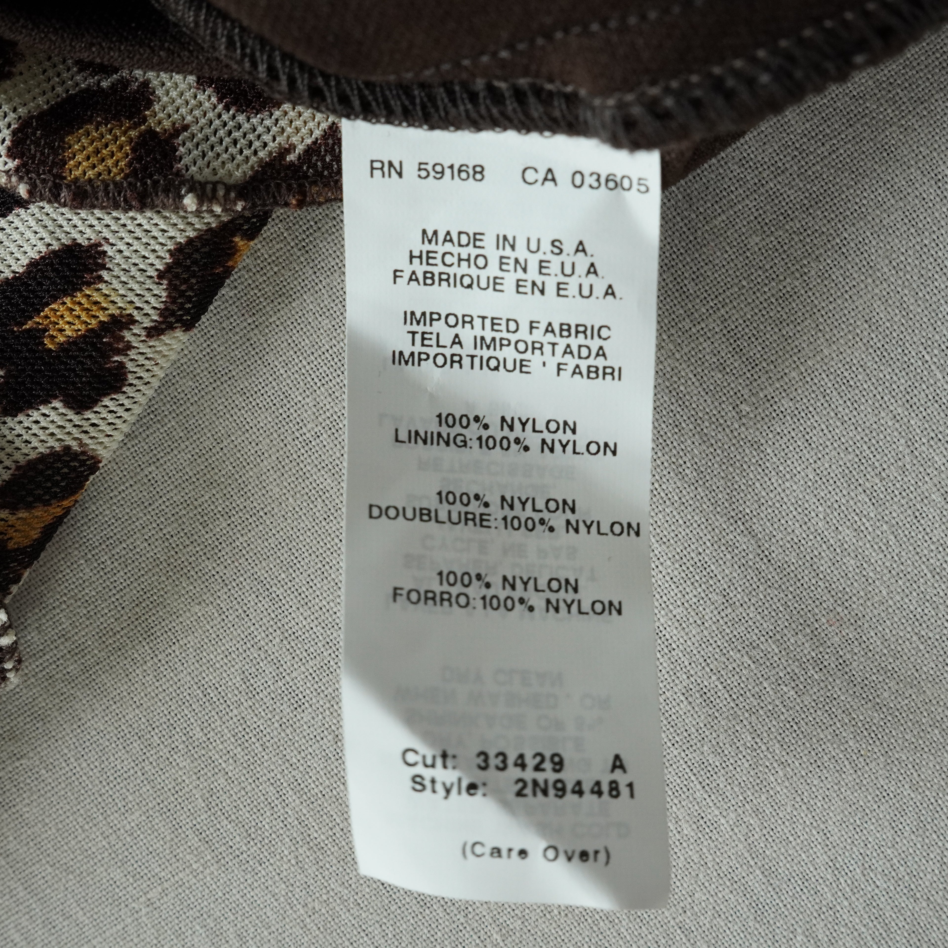 Karen Kane Leopard Print Ruffle Midi Dress | Y2K | Size Medium