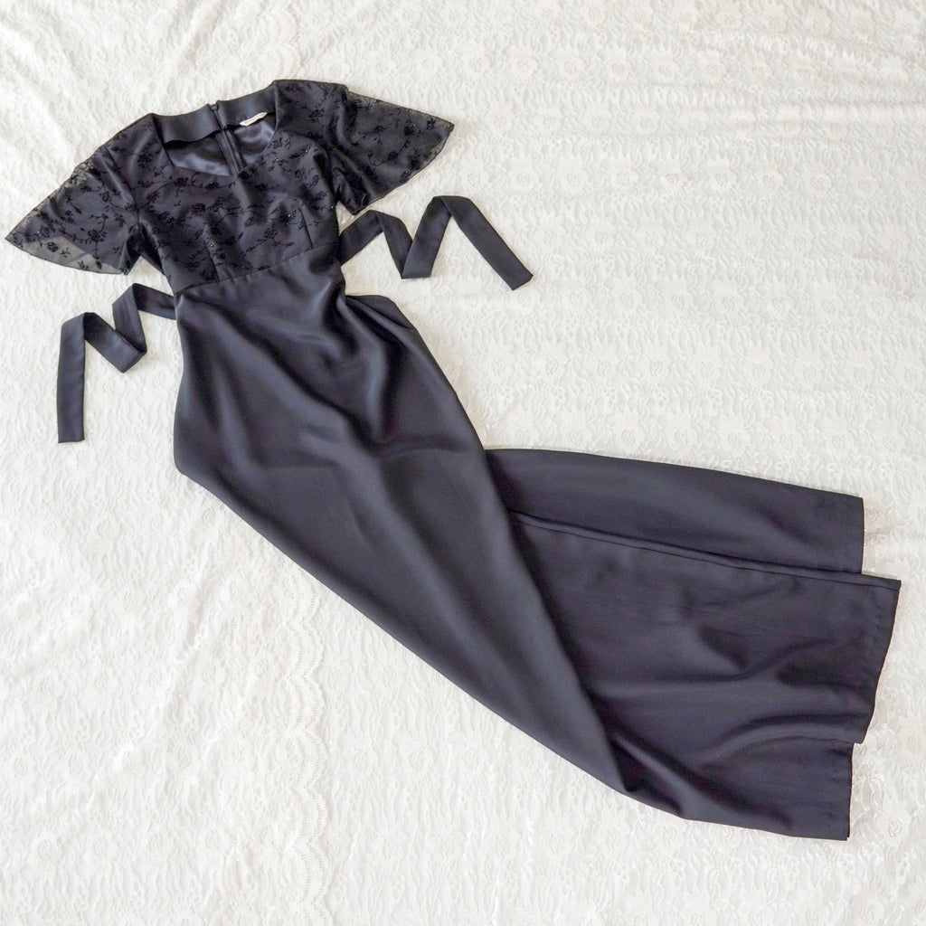 Formal Fashions Inc. Black Evening Gown | Vintage | Size 2