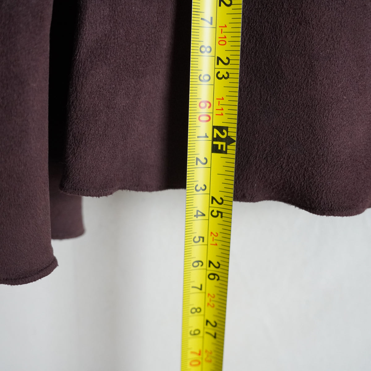 INC International Concepts Faux Suede Tie Front Top | Y2K | Medium