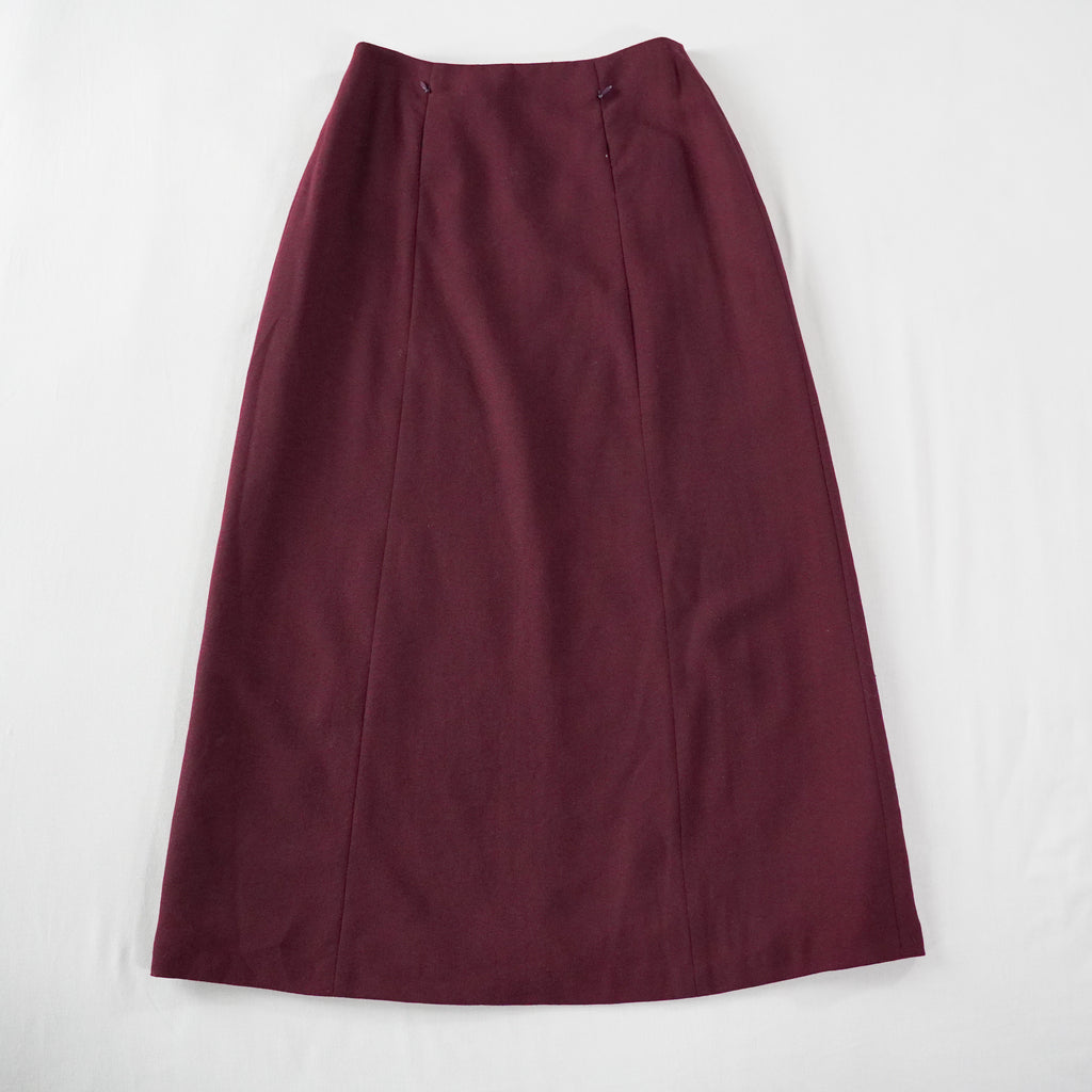 Braemar Petites Pure Wool A-Line Midi Skirtn | Vintage |  Size 4