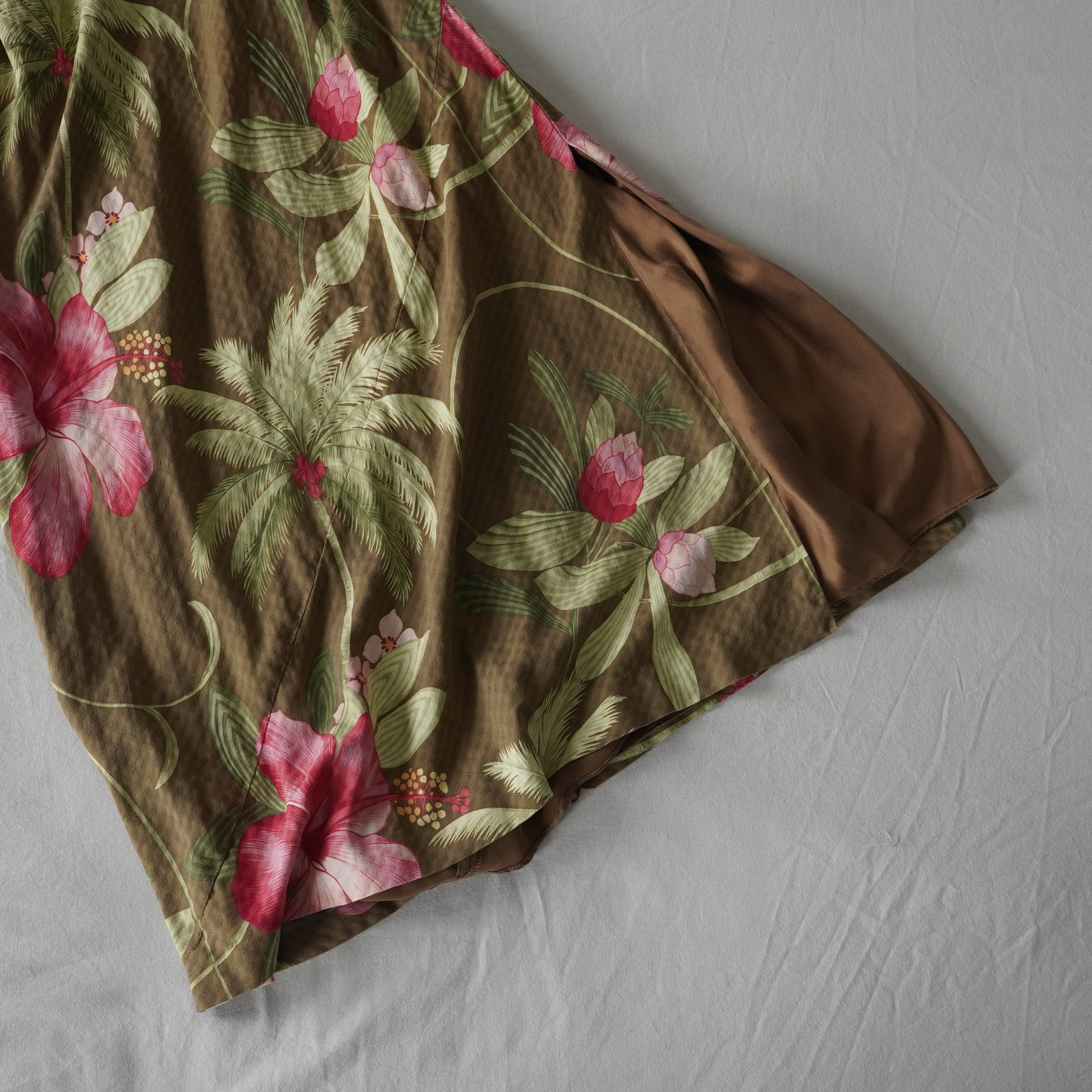 Tommy Bahama 100% Silk Tropical Floral Maxi Dress | Y2K | Size 4