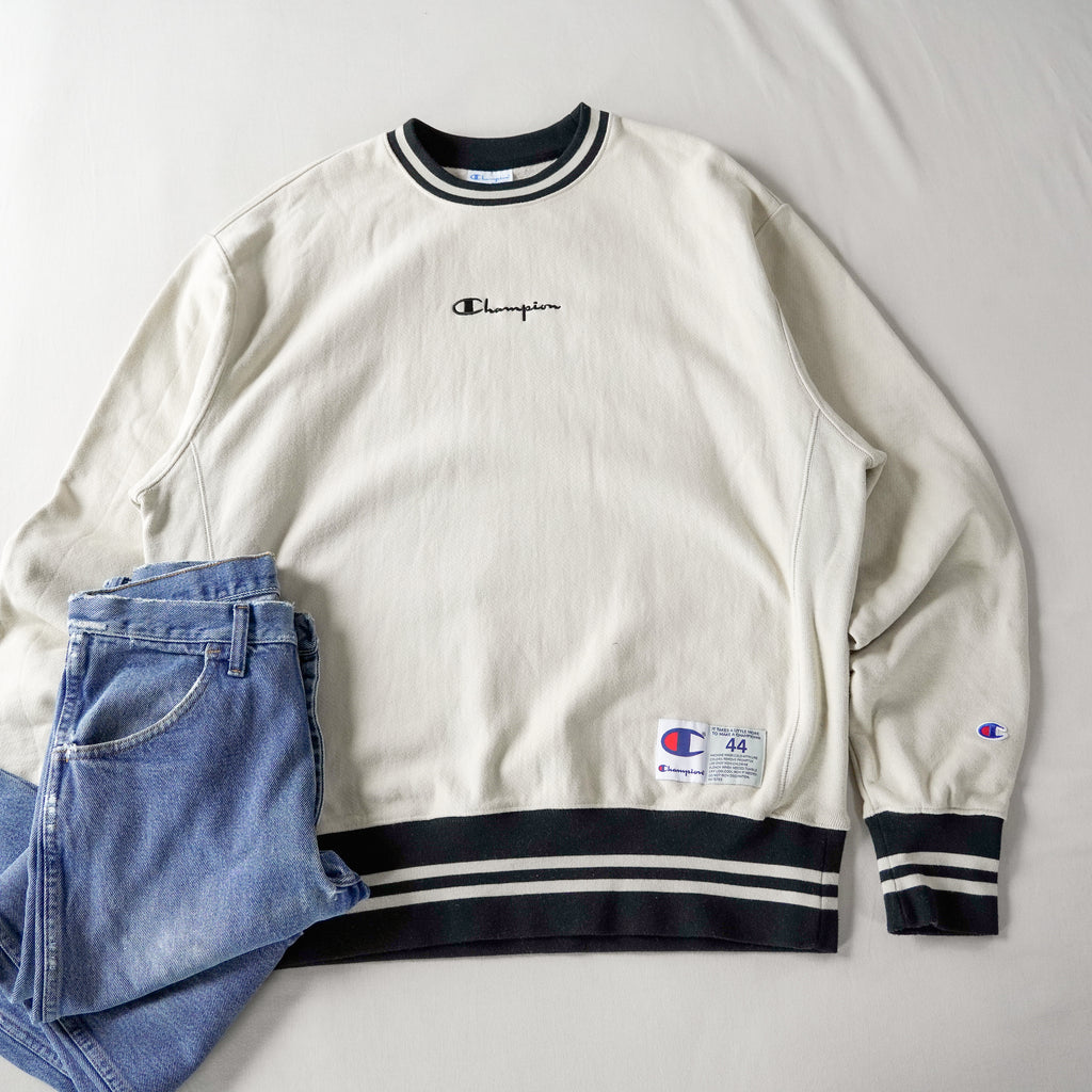 Champion Reverse Weave Crewneck Sweatshirt | Y2K | Large