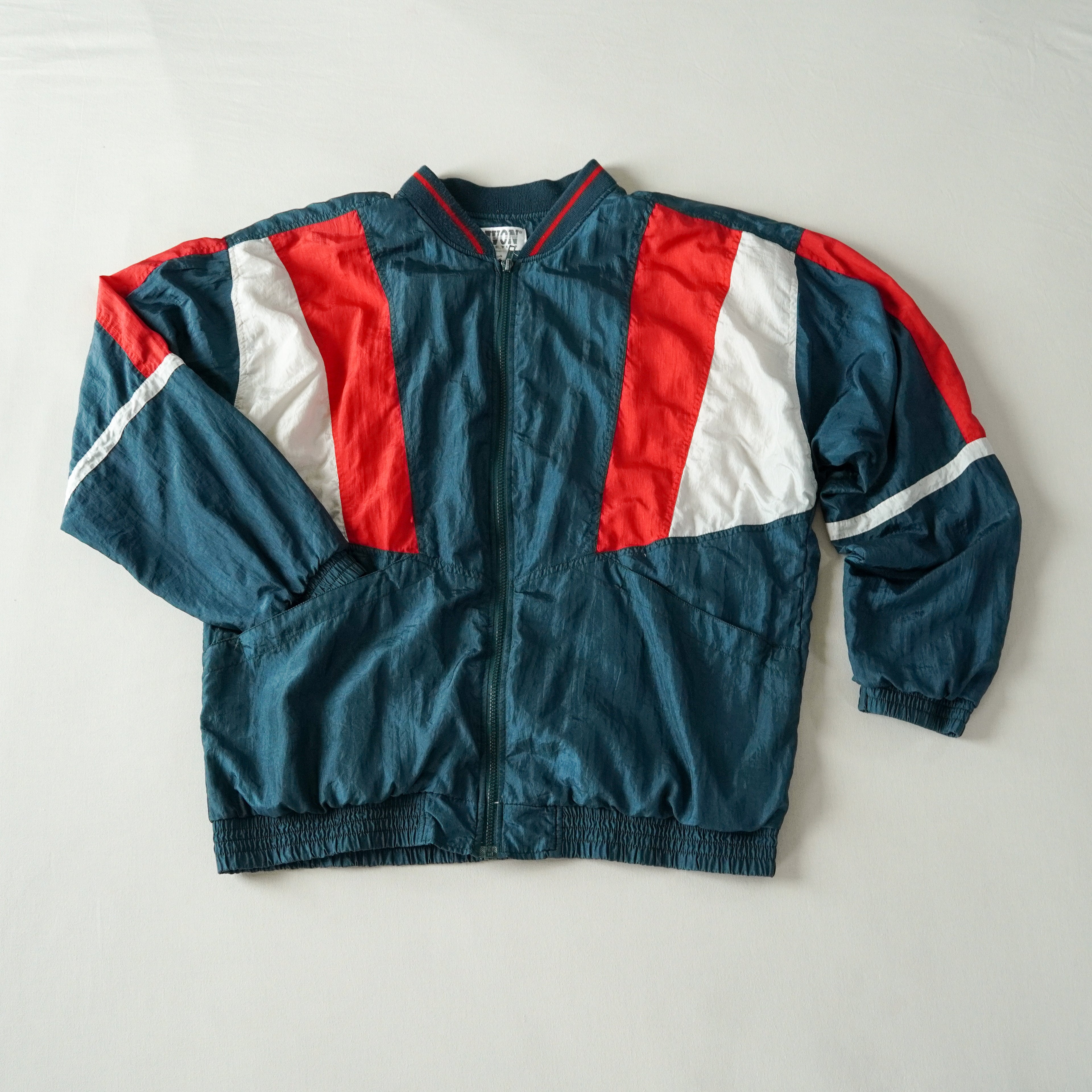 Lavon Colorblock Windbreaker Jacket | Vintage | Size XL