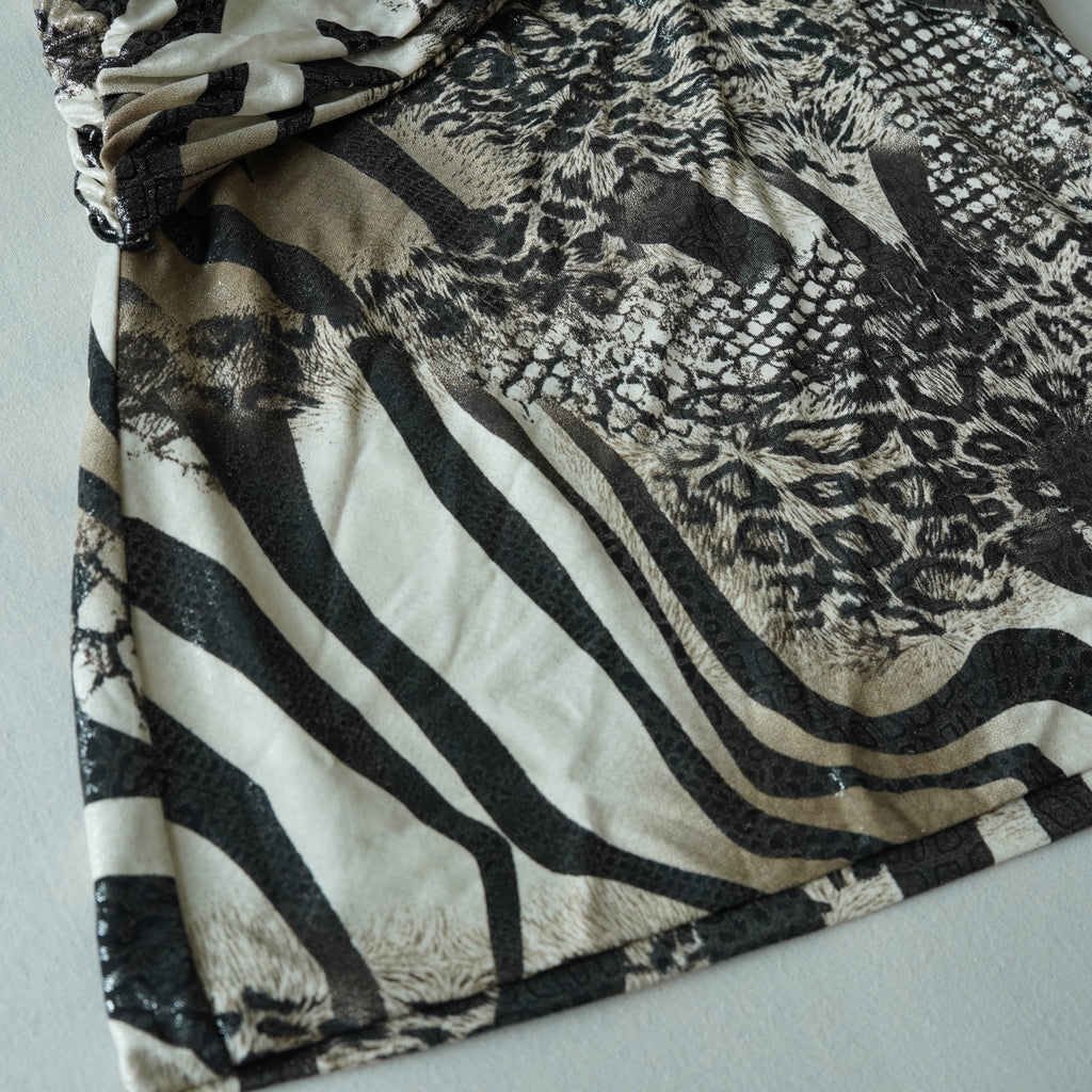 Y2K Animal Print Halter | Y2K | Medium