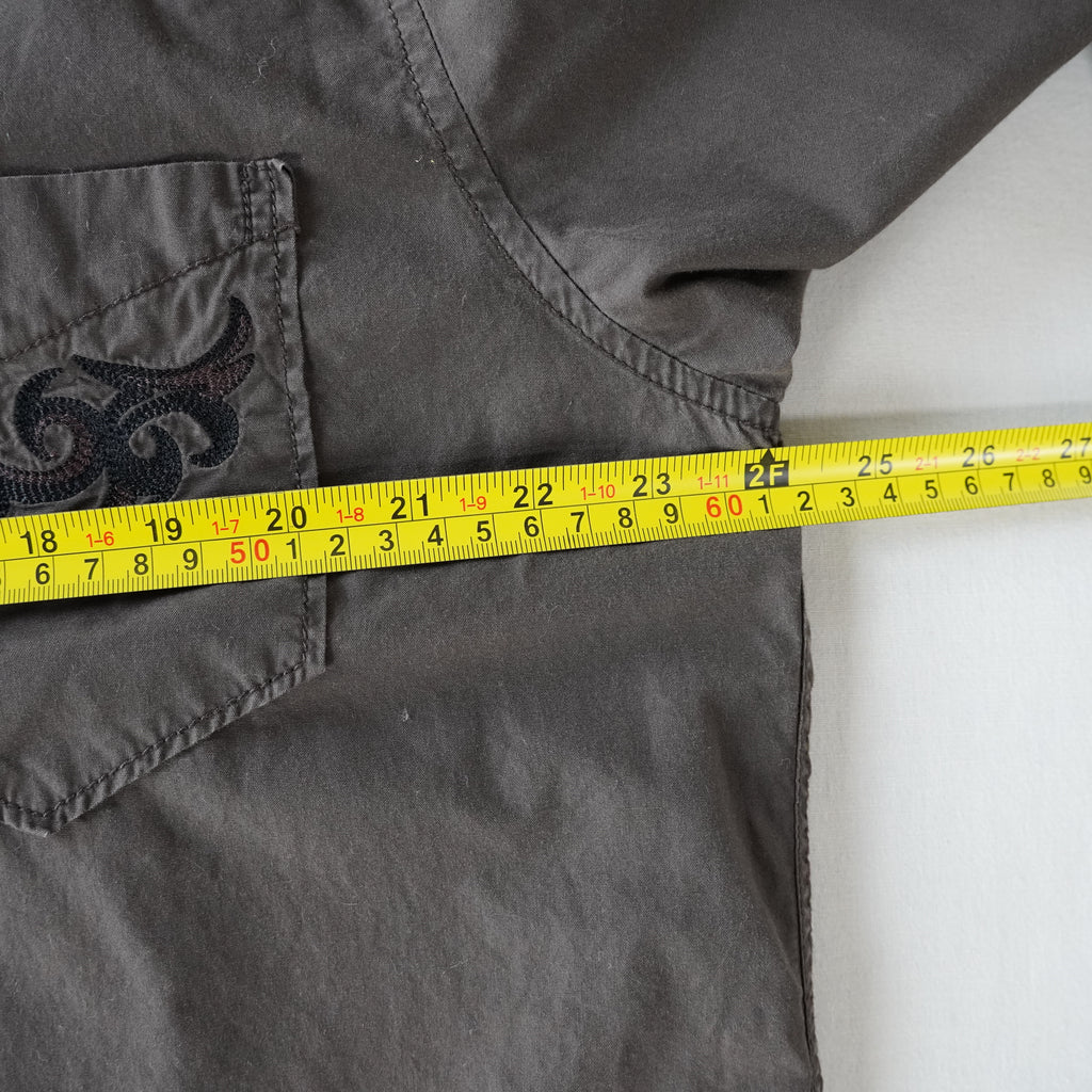 DKNY long-sleeve button | Y2K | XLarge