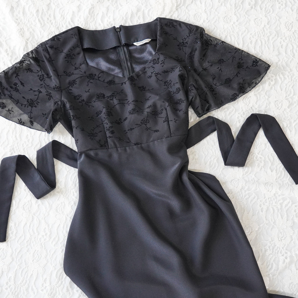 Formal Fashions Inc. Black Evening Gown | Vintage | Size 2
