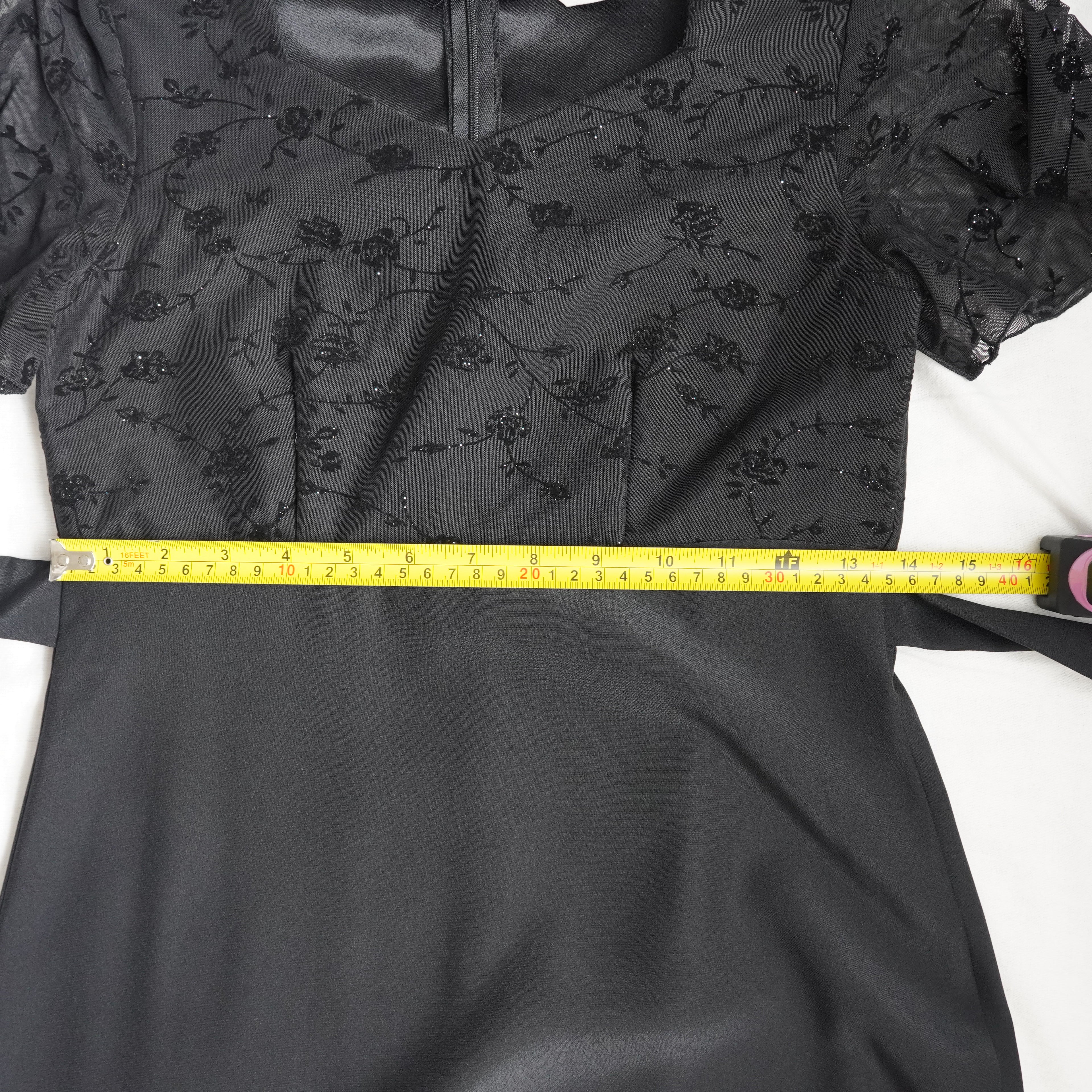 Formal Fashions Inc. Black Evening Gown | Vintage | Size 2