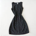 California Concepts Black Metallic Glitter Mini Dress | Y2K | Size Medium