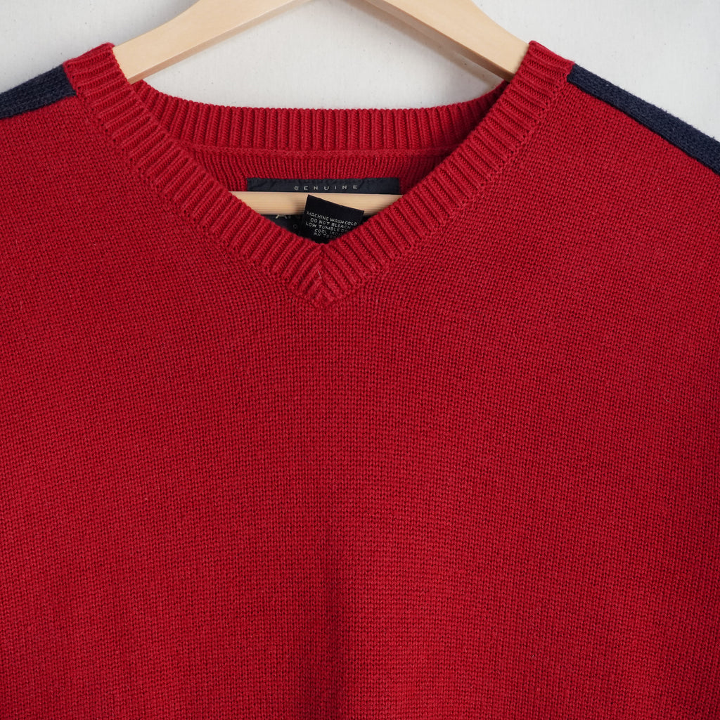 Abercrombie & Fitch V-Neck Sweater | Y2K | XLarge