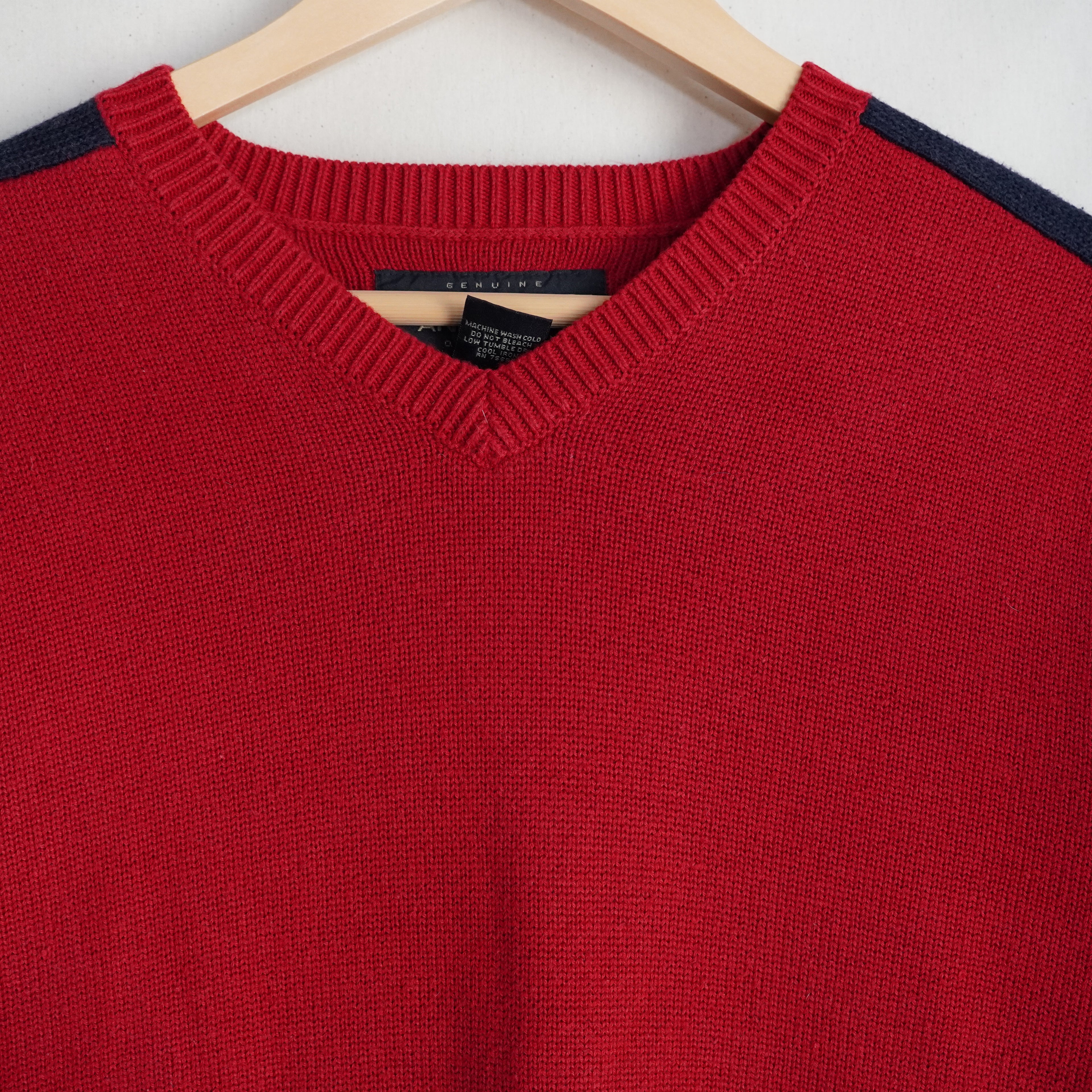 Abercrombie & Fitch V-Neck Sweater | Y2K | XLarge