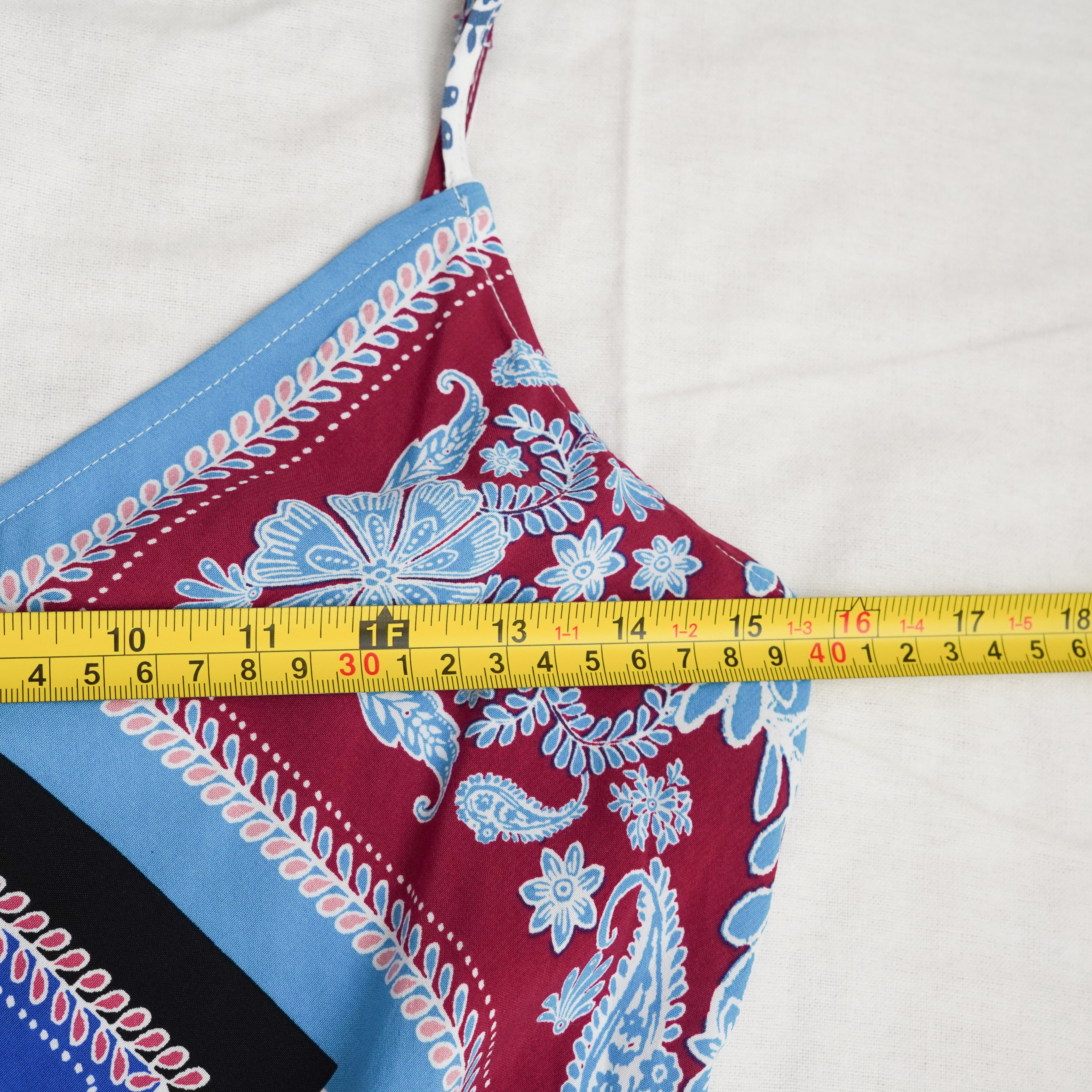 LOFT Petite Blue Floral Paisley Midi Slip Dress | NWT | Size 00P